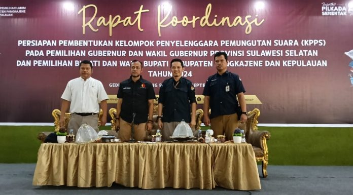 Sisa Beberapa Bulan Lagi, Pilkada Serentak Dimulai, KPU Pangkep Gelar Rakor Tahun 2004