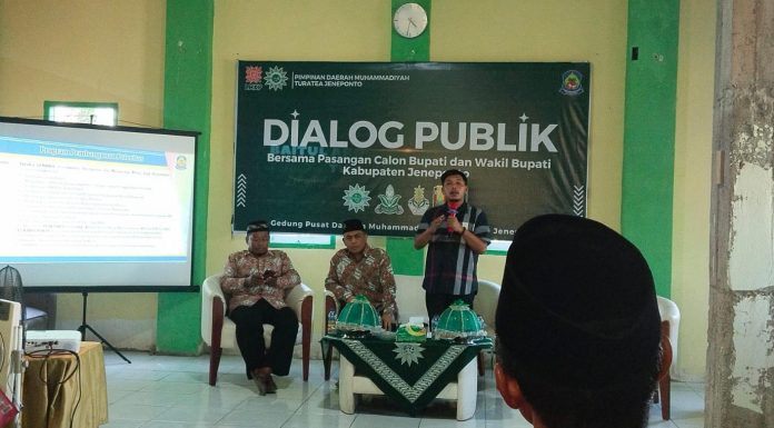 Calon Wabup Jeneponto Islam Iskandar Siap Adakan Mobil Damkar, Hadir Dalam Dialog Publik Muhammadiyah