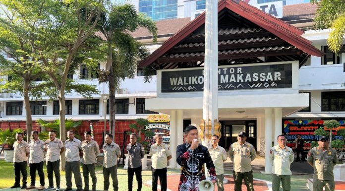 Pj Walikota Ajak Satpol PP Tingkatkan Netralitas dan Keamanan Kota Makassar di Masa Kampanye Pilkada