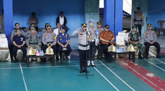 Jelang Natal dan Tahun Baru Polres Pangkep Gelar Apel Kesiapan Pasukan Pengamanan Operasi Lilin 2024