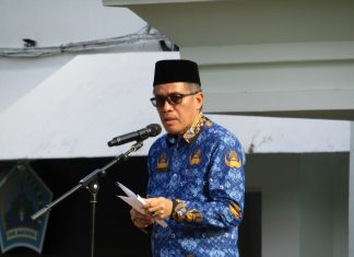 Sekda Bantaeng Sebagai Pembina Upacara Pada Upacara Hari Kesadaran Nasional Tahun 2025