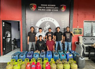 Resmob Polres Lutra, Tangkap Dua Sopir dan Gagalkan Penyelundupan BBM dan LPG Bersubsidi di Masamba