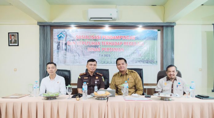 Bupati Bantaeng Uji Nurdin Buka Sosialisasi Pendampingan dan Kepatuhan Regulasi Dinas Pertanian