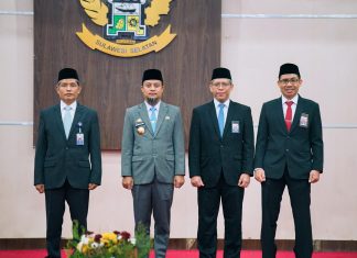 Hadiri Pengukuhan Kepala BPKP Sulsel, Bupati Bantaeng Uji Nurdin Yakin Sinergitas Makin Baik