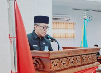Sekda H.Abdul Wahab Sampaikan Jawaban Eksekutif atas Pandangan Fraksi DPRD Kabupaten Bantaeng