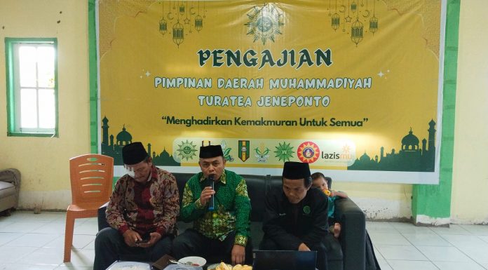 Pimpinan Daerah Muhammadiyah Turatea Jeneponto Laksanakan Pengajian Di PUSDAM