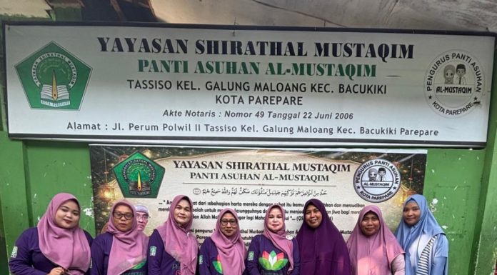 Perempuan Bangsa PKB Parepare “Ramadan Peduli”, Anjangsana dan Berbagi Sembako Bersama Anak Panti Asuhan Al-Mustaqim