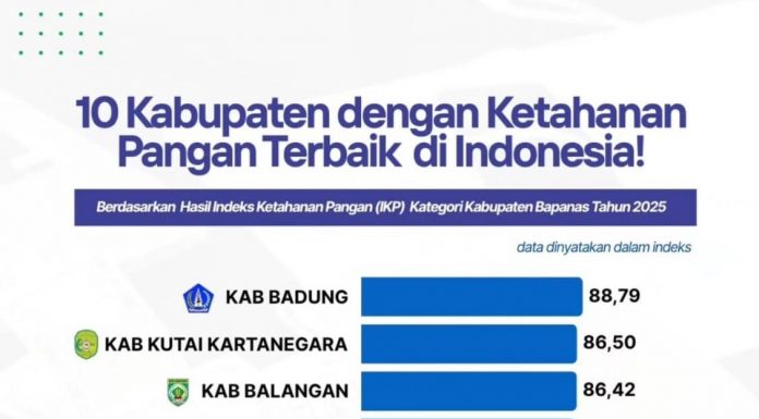 Kabupaten Bantaeng Masuk Dalam 10 Kabupaten dengan Ketahanan Pangan Terbaik di Indonesia