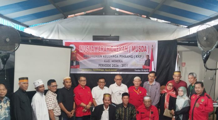 Musda Kerukunan Keluarga Pinrang (KKP) Mimika Tetapkan H. Tahir Sebagai Ketua Baru, Hibahkan Tanah untuk Sekretariat