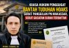 Kuasa Hukum Penggugat Hisbul Tanang, S.H, Bantah Tuduhan Hoaks Surat Panggilan PN Makassar, Tegaskan Gugatan Resmi Terdaftar