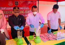 40 Perkara Inkrah, Kejari Luwu Utara Musnahkan Barang Bukti Yang Dominan Kasus Narkotika