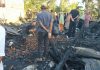 Diduga Akibat Korsleting, 3 Rumah dan 7 Motor Ludes Terbakar Diamuk ‘Si Jago Merah’ di Dusun Ta’buakkang Desa Bontosunggu Jeneponto