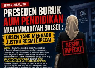Gegara Tegur Mahasiswanya, Dosen Berprestasi Dipecat Sepihak, Keadilan Pendidikan di Unmuh Barru Dipertanyakan ?