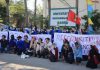 Tuntut Rektor Unmuh Barru di Copot, Puluhan Kader Muhammadyah Turun Aksi Unjuk Rasa di Depan Kampus Unmuh