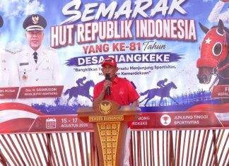 Peringati dan Semarakan HUT RI ke-81, Bupati Bantaeng Buka Lomba Pacuan Kuda