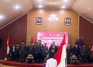 Kapolres Enrekang AKBP Ketut Yoga Saputra Teguhkan Semangat Kebangsaan, Paskibraka Dikukuhkan Jelang HUT RI ke – 81