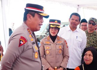 Kapolda Sulsel dan Bupati Bantaeng serta Forkopimda Ikuti Penanaman Bawang Putih Serentak di Desa Bonto Marannu