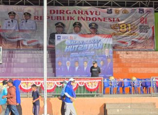 Jalan Sehat HUT ke-28 PAN Meriahkan Lapangan Belajen Enrekang, H. Muslimin Bando Ajak Masyarakat Semarakkan HUT Kemerdekaan RI ke-81