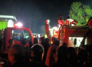 Sijago Merah Kembali Mengamuk, 3 Rumah Panggung di Balang Toa Jeneponto Ludes Terbakar, Diduga Akibat Korsleting Listrik