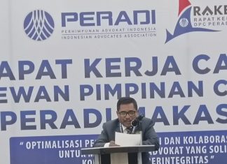Rakercab PERADI Makassar 2026, Perkuat Etika Profesi, Wujudkan Kantor Representatif, dan Hadirkan BANI di Sulsel