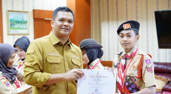 Bupati Bantaeng Sambut Kepulangan Kontingen JAMNAS XII Kwarcab Bantaeng