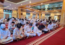 Live Streaming Se-Sulsel, Masjid Agung Jeneponto Dipenuhi 49.000 Kader Dan Santri BKPRMI Khotmil Qur’an