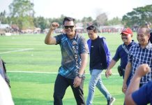 Wujud Apresiasi, Bupati Bantaeng Beri Dukungan Tim Persiban dan Saksikan Langsung Pertandingan Persiban Vs Jeneponto