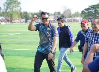 Wujud Apresiasi, Bupati Bantaeng Beri Dukungan Tim Persiban dan Saksikan Langsung Pertandingan Persiban Vs Jeneponto