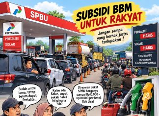Warga Antri Berjam-jam, BBM Subsidi Sulit Didapat, Karemuddin Soroti Potensi Pengalihan: “Rp17,37 Miliar, Ini Baru Pertalite Belum Solar?
