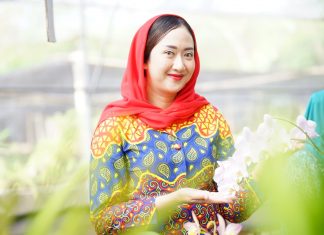 Ketua TP PKK Bantaeng Tinjau Green House Anggrek yang Tetap Subur di Musim Kemarau