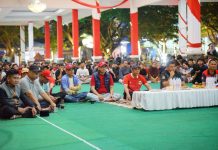 Bupati Bantaeng dan Masyarakat Nobar Final Foot Ball ASEAN Cup 2026