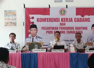 PGRI Cabang Tamalatea Lantik Pengurus Ranting Se-Kecamatan Tamalatea Jeneponto Masa Bakti 2025-2030