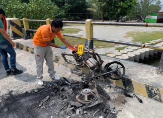 Resmob Polres Lutra Amankan Tiga Pria Terkait Dugaan Pembakaran Wisata Pantai Pabbukangen