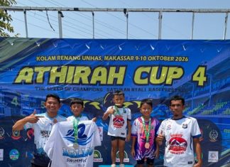 Doery Aquatik Swimming Club Enrekang Raih Enam Medali di Athirah Swimming Cup IV
